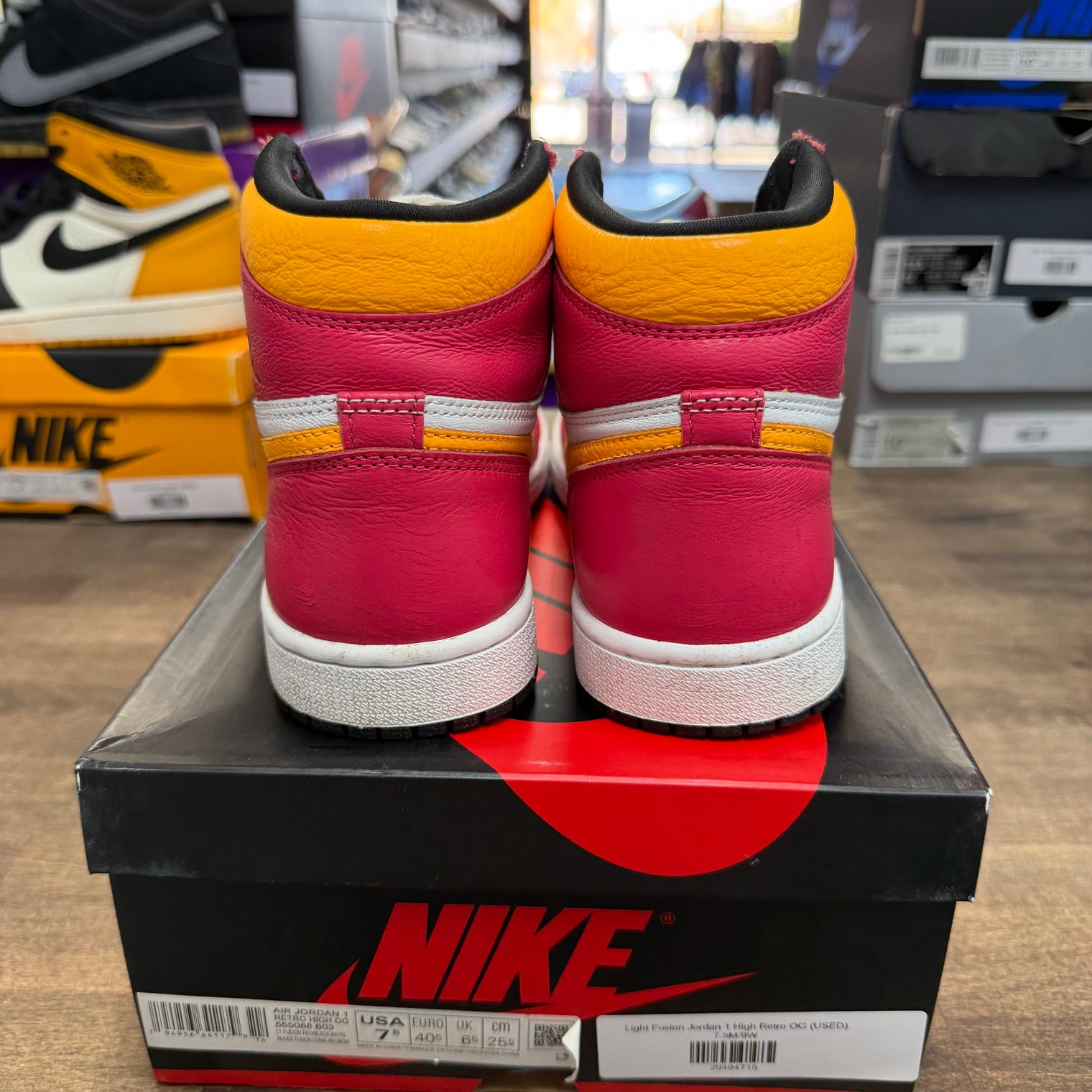 Light Fusion Jordan 1 High Retro OG (USED)