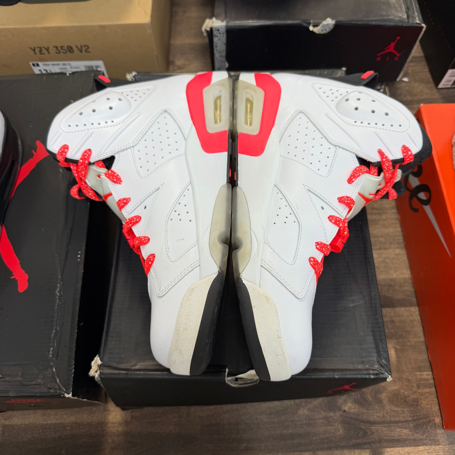 White Infrared Jordan 6 Retro (2014) (USED)