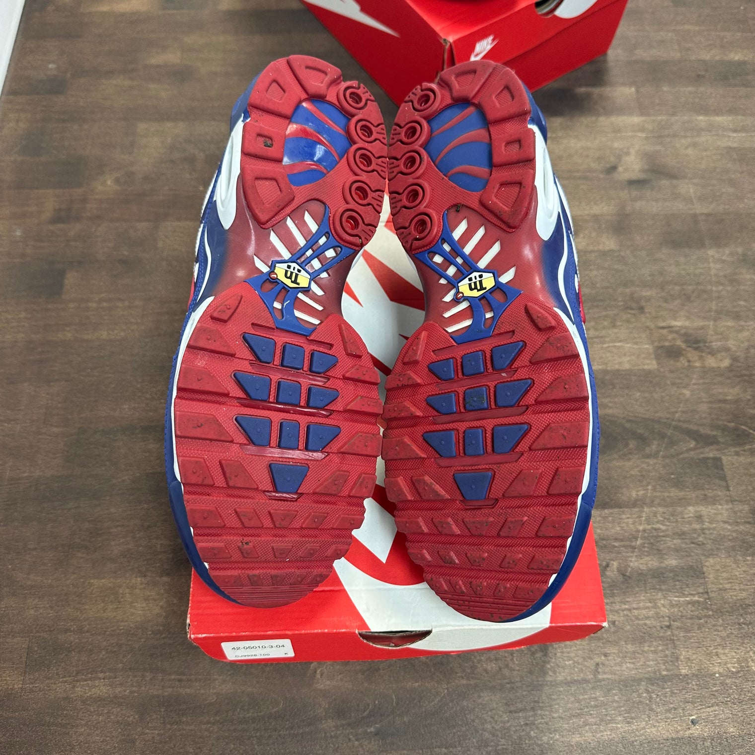 White Red Blue Air Max Plus (Used)