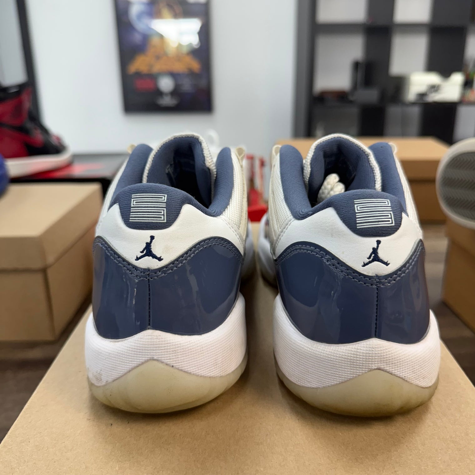 Diffused Blue Jordan 11 Retro (GS) (USED,No Box)