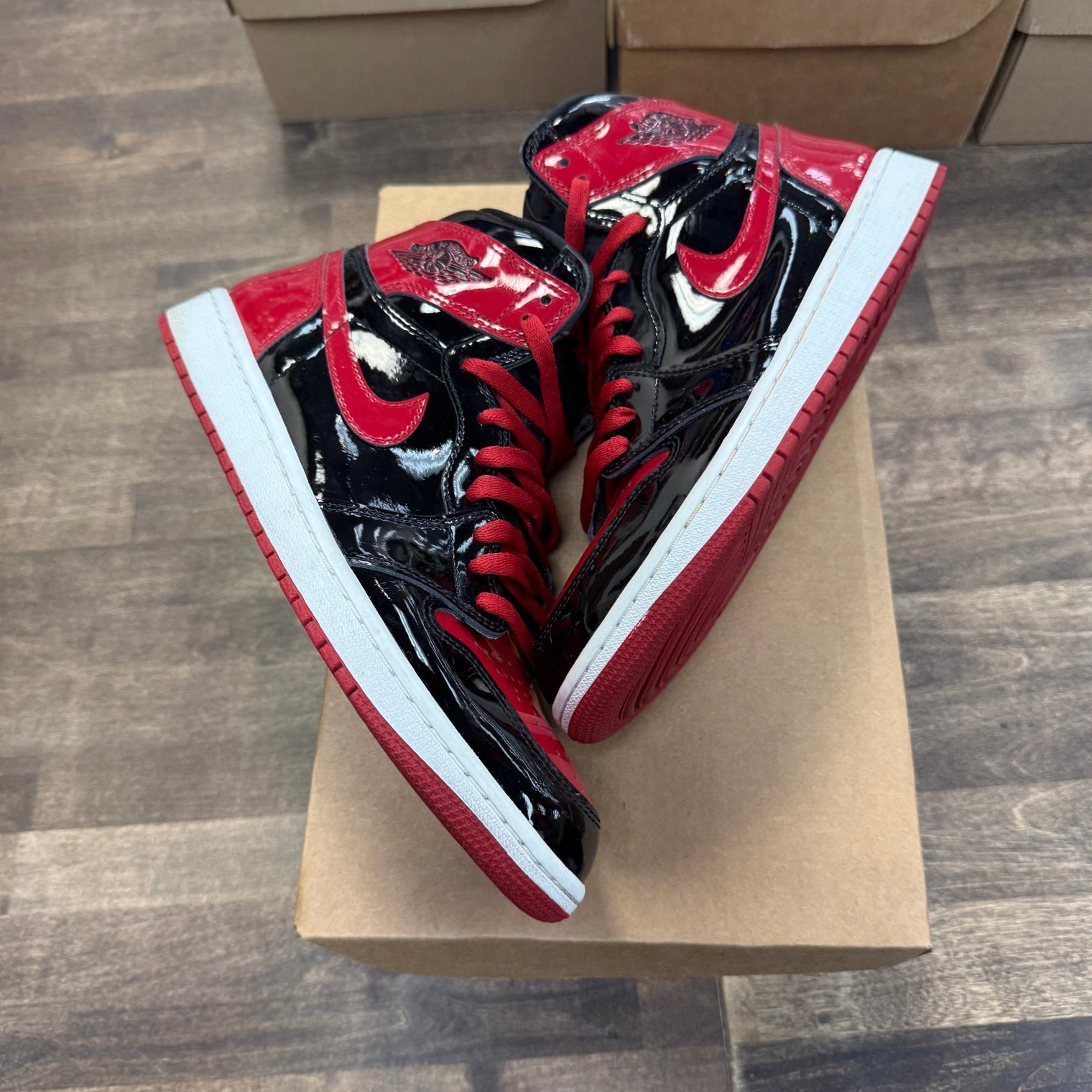 Patent Bred Jordan 1 High (USED, No Box)