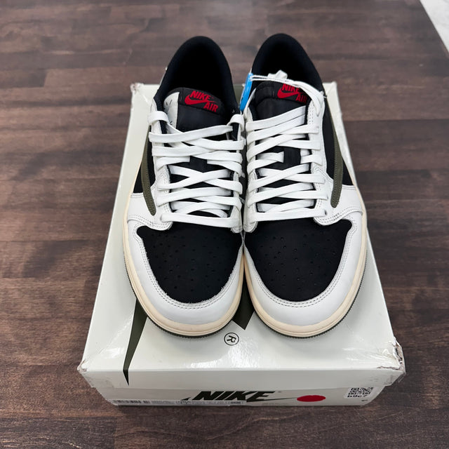 (W) Olive Travis Scott Jordan 1 Low OG (USED)