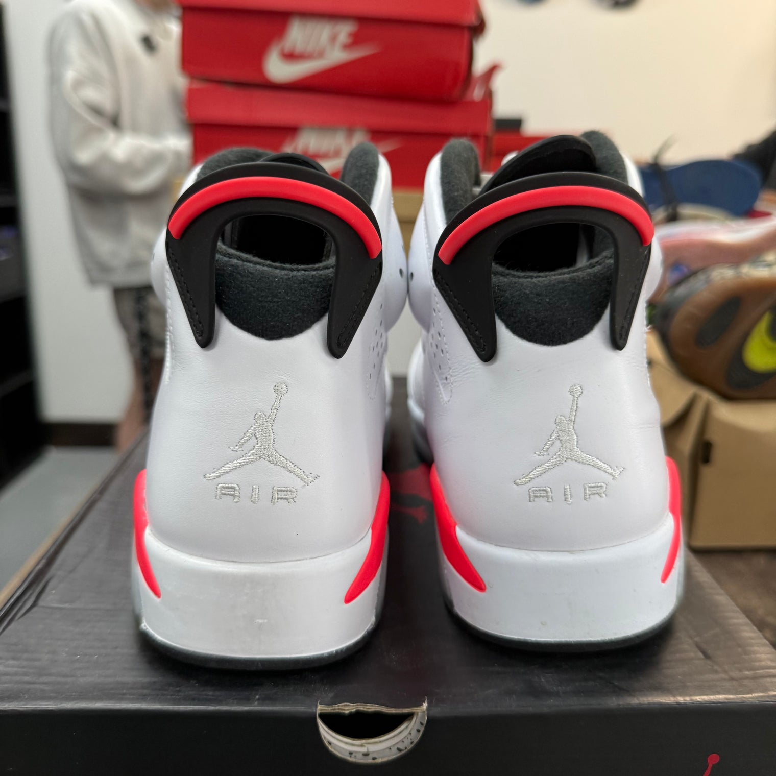 White Infrared Jordan 6 Retro (2014) (USED)