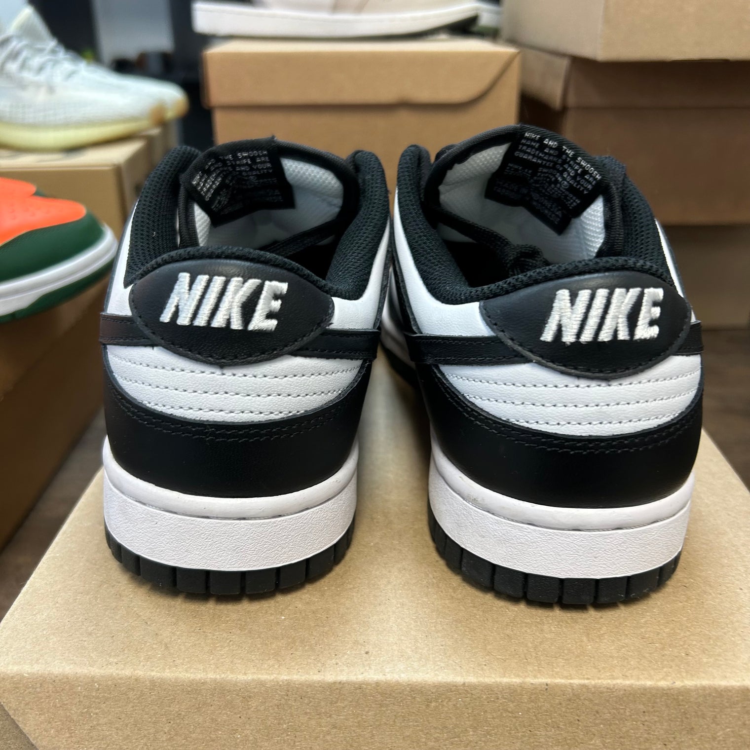 Panda Black White Dunk Low (W) (USED, No Box)