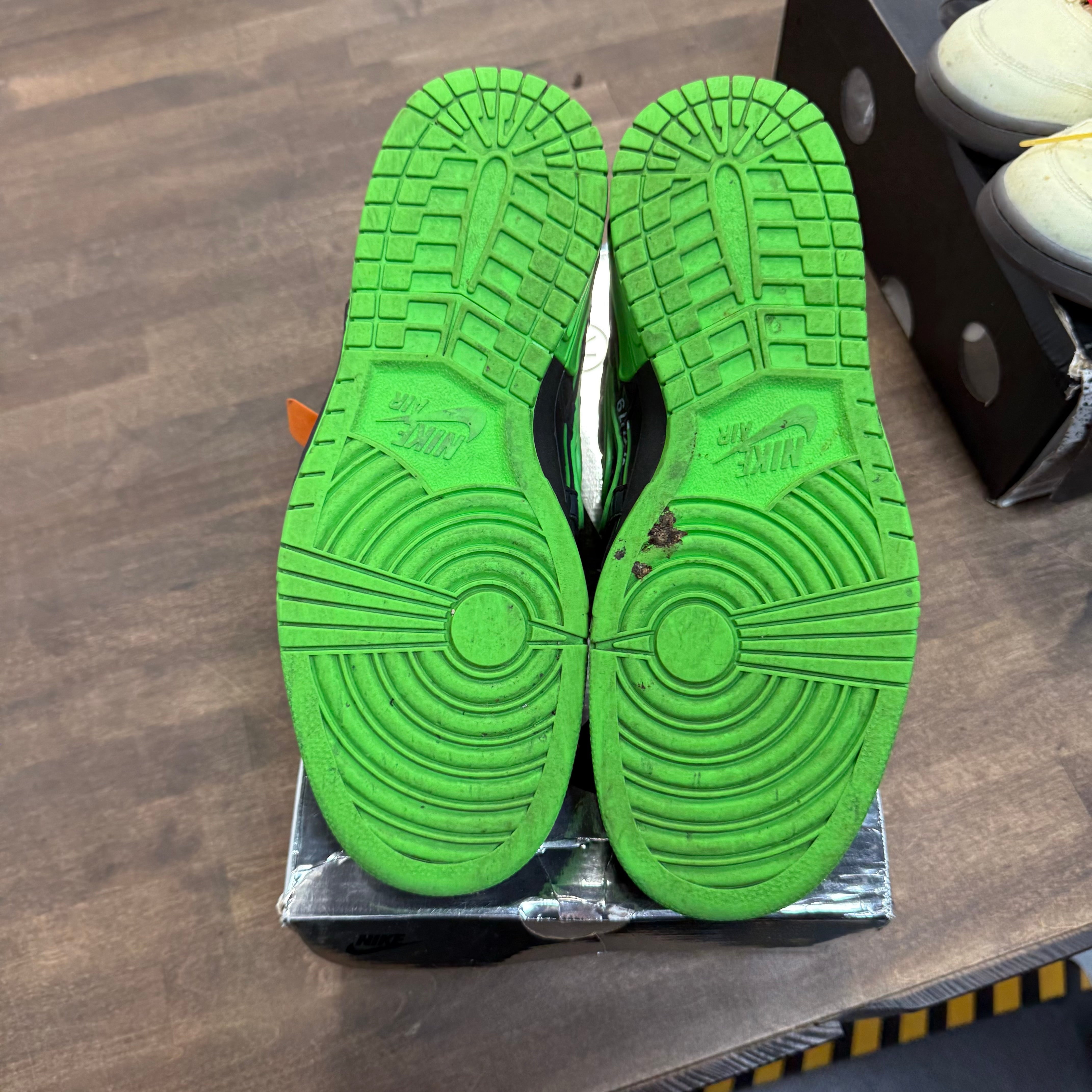 Nike Air Rubber Dunk Off-White Green Strike (US 11) (USED) Size 11 (Pre-Owned) - Image 5