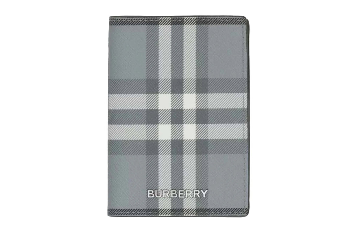 Burberry Vintage Check Folding Card Case (4 Card Slot) (Like New)