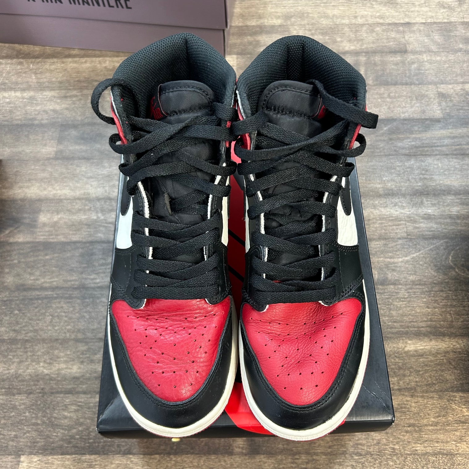 Bred Toe Jordan 1 High (GS) (USED)