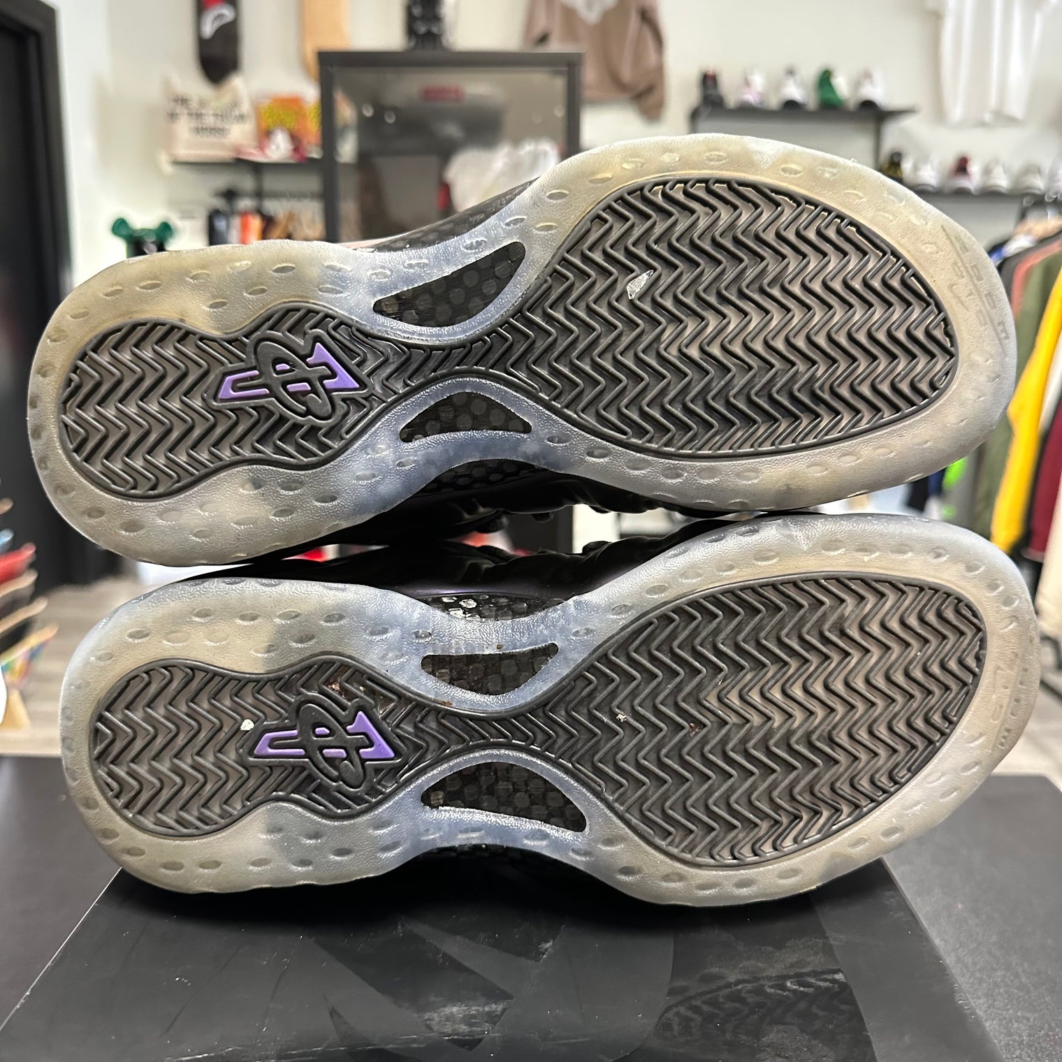 Nike Air Foamposite Egg Plant 2017(USED)