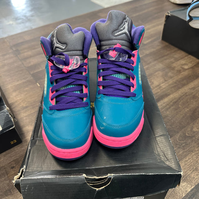 Tropical Teal Jordan 5 Retro (GS) (USED)