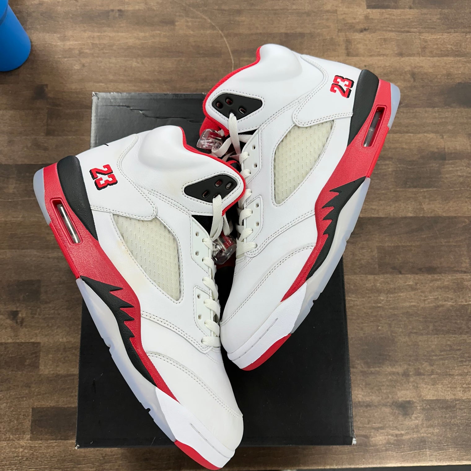 Fire Red Black Tongue Jordan 5 Retro (2025) (Used)