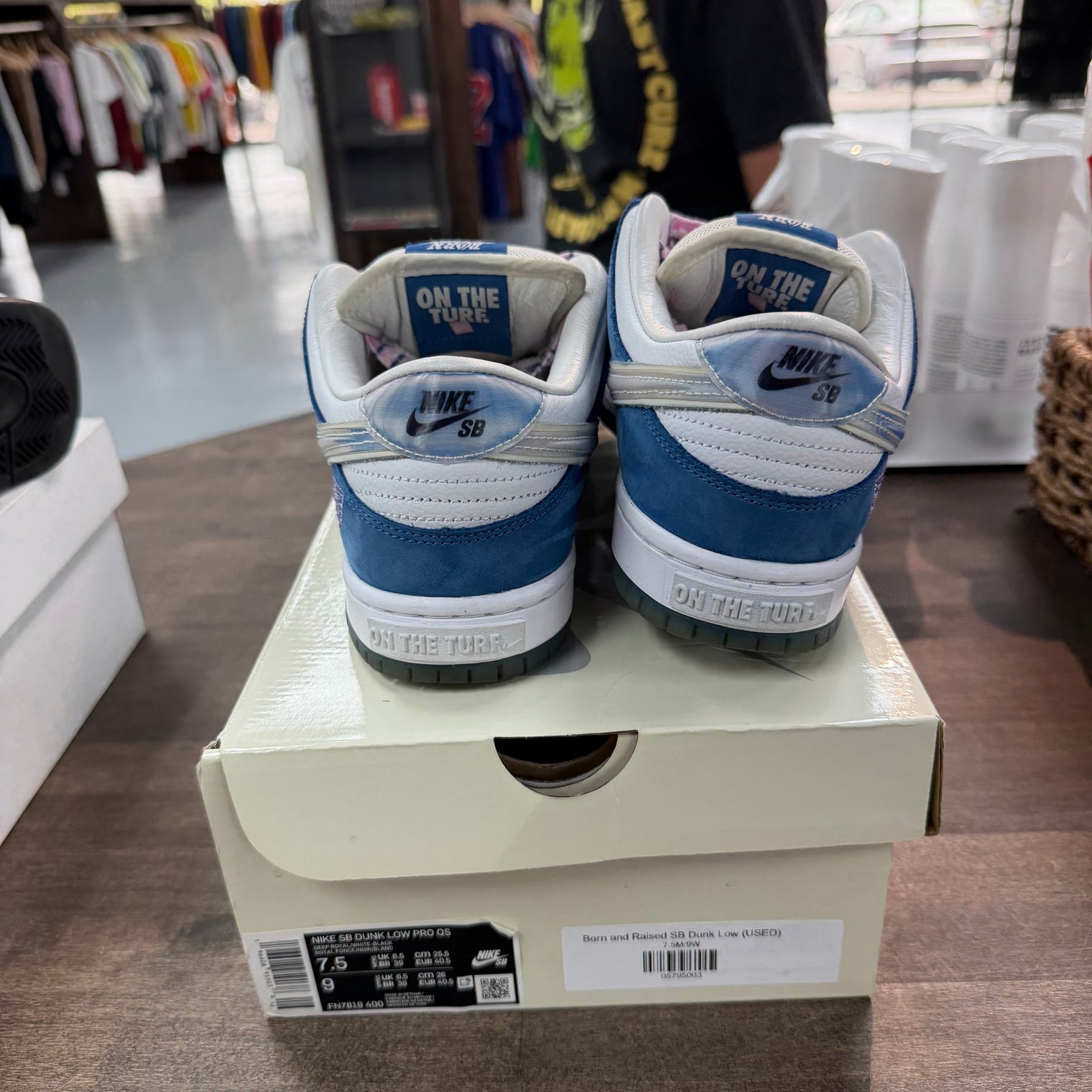 Born & Raised SB Dunk Low (USED)