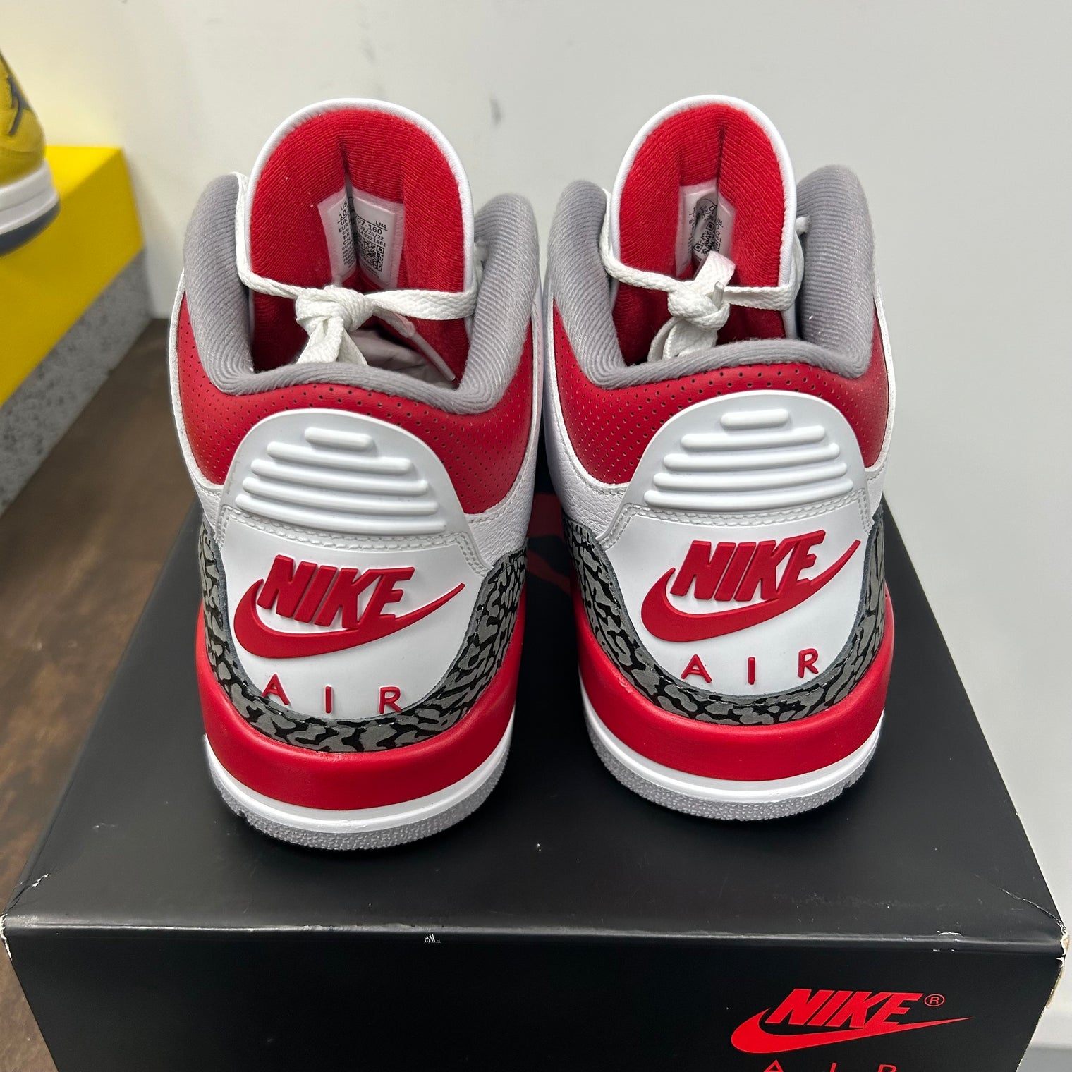 Fire Red Jordan 3 (USED)