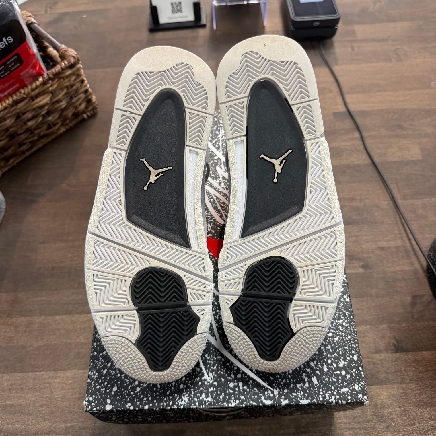 Military Black Jordan 4 Retro (USED)