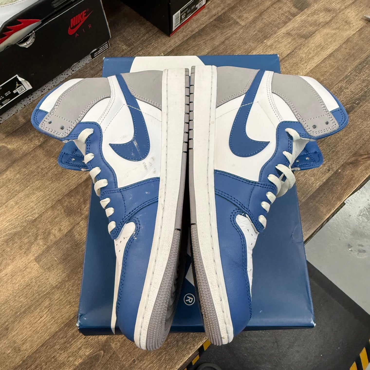 True Blue Jordan 1 High OG (USED)