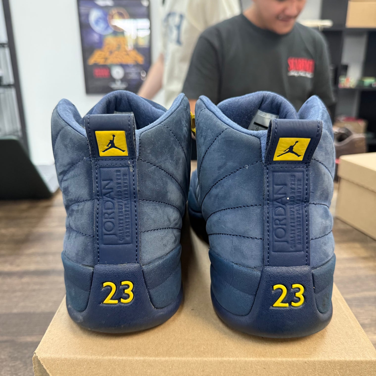 Michigan Jordan 12 Retro (USED, No Box)
