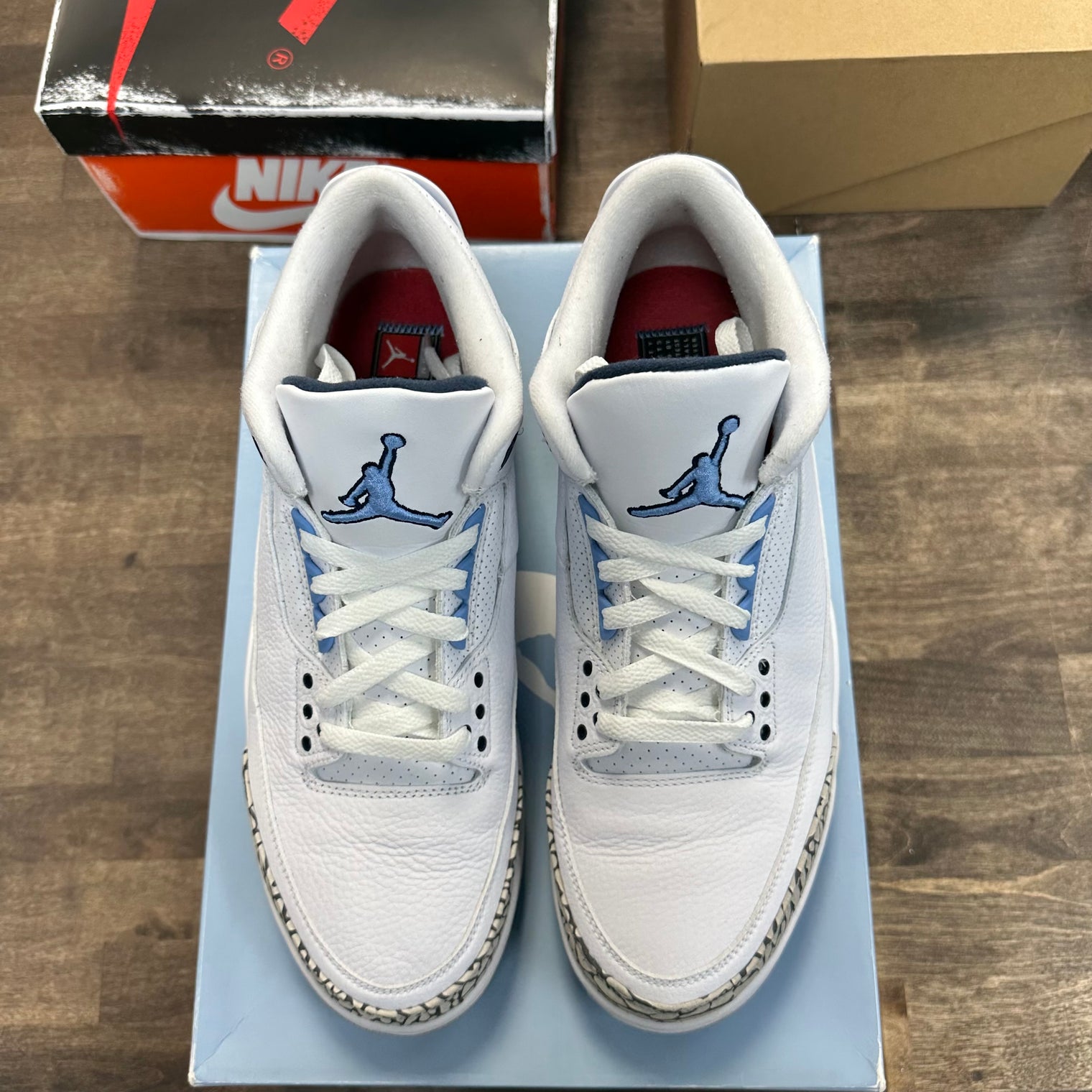 UNC Jordan 3 (2020) (USED)