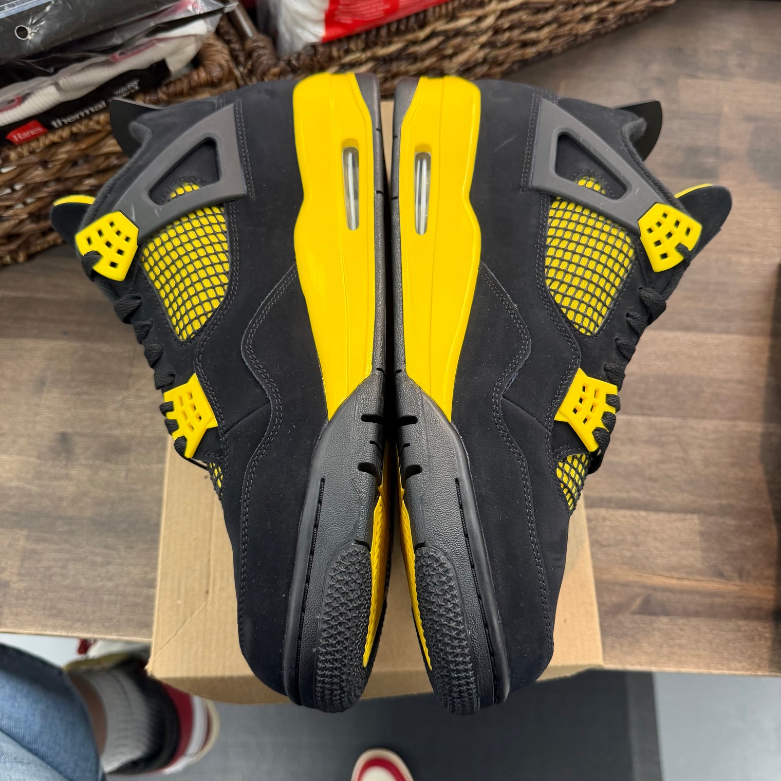 Yellow Thunder Jordan 4 Retro (Used, No Box)
