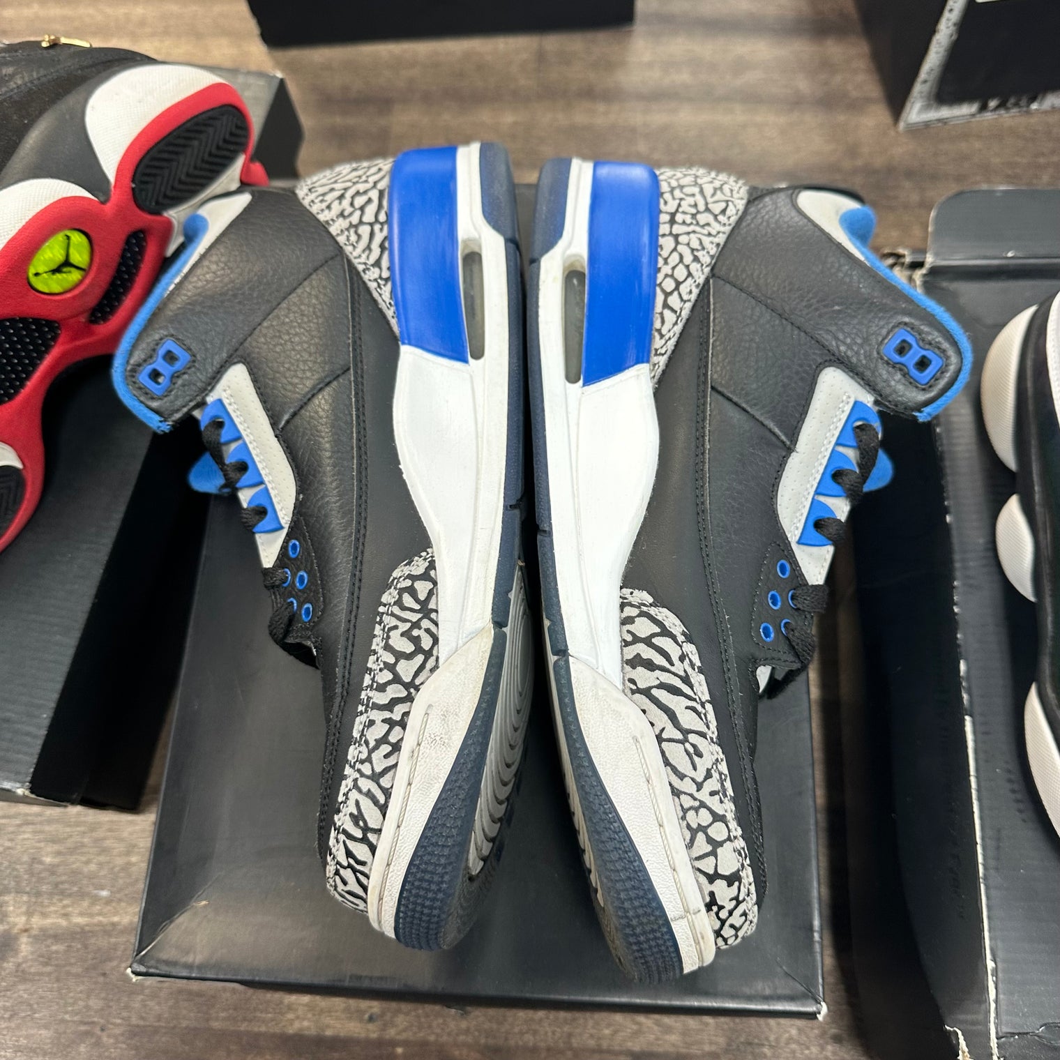Sport Blue Jordan 3 Retro (USED)