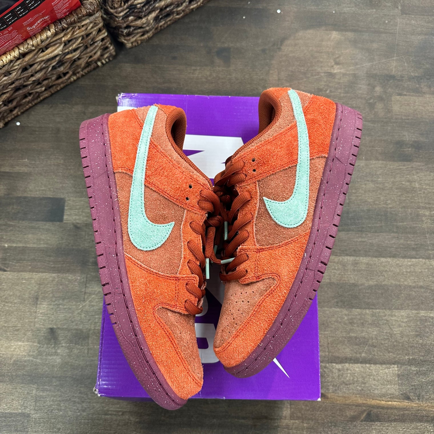 Mystic Red SB Dunk Low (USED)