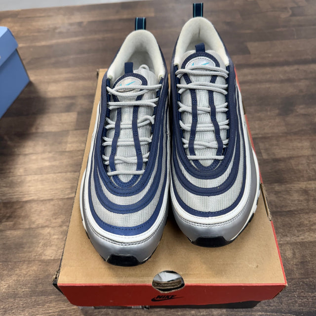Metallic Silver Chlorine Blue Air Max 97 (USED)