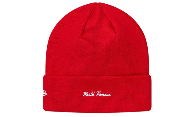 Supreme New Era Box Logo Beanie Red (FW17)