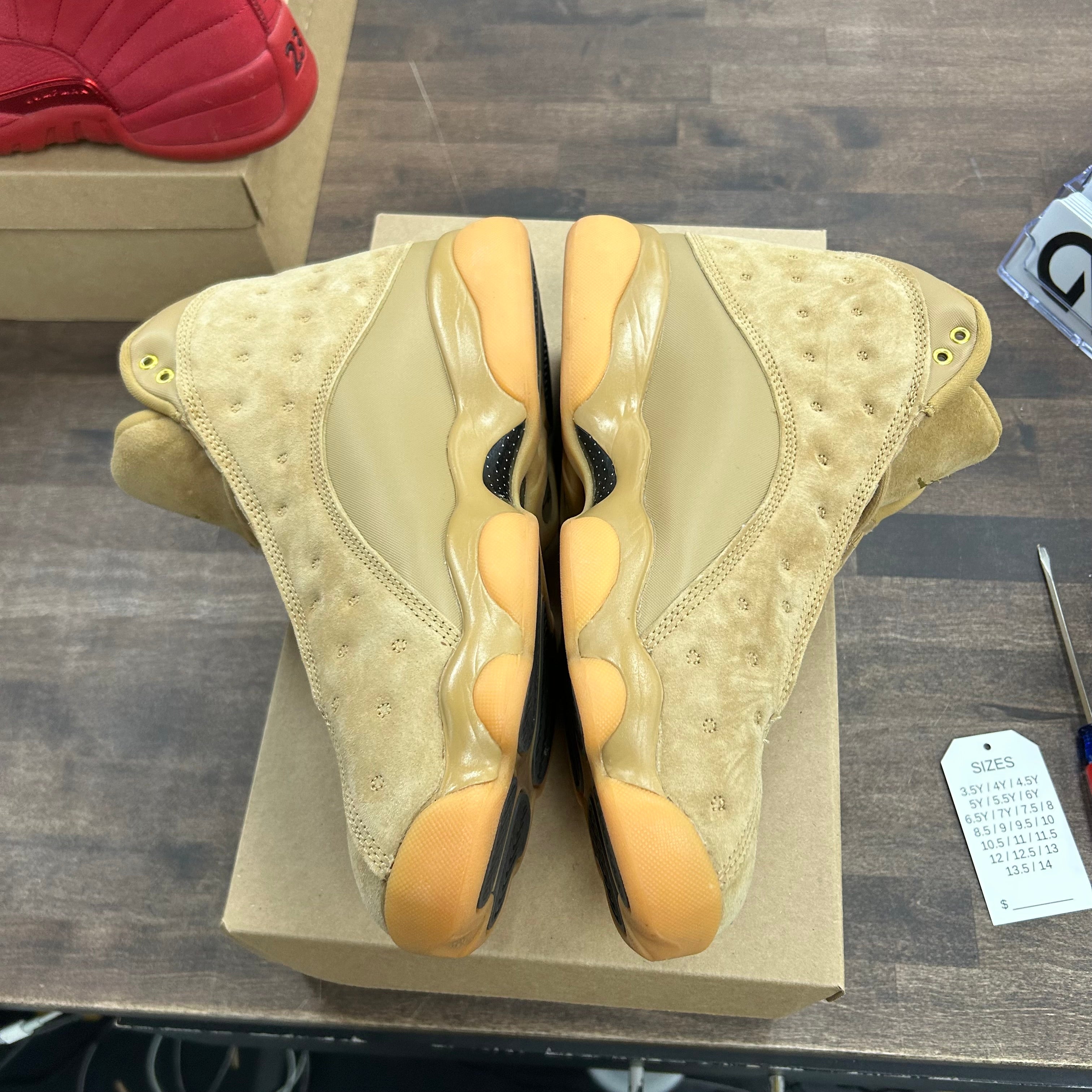 Jordan 13 Retro Wheat (US 10) (USED, No Insoles, No Box) Size 10 (Pre-Owned) - Image 3