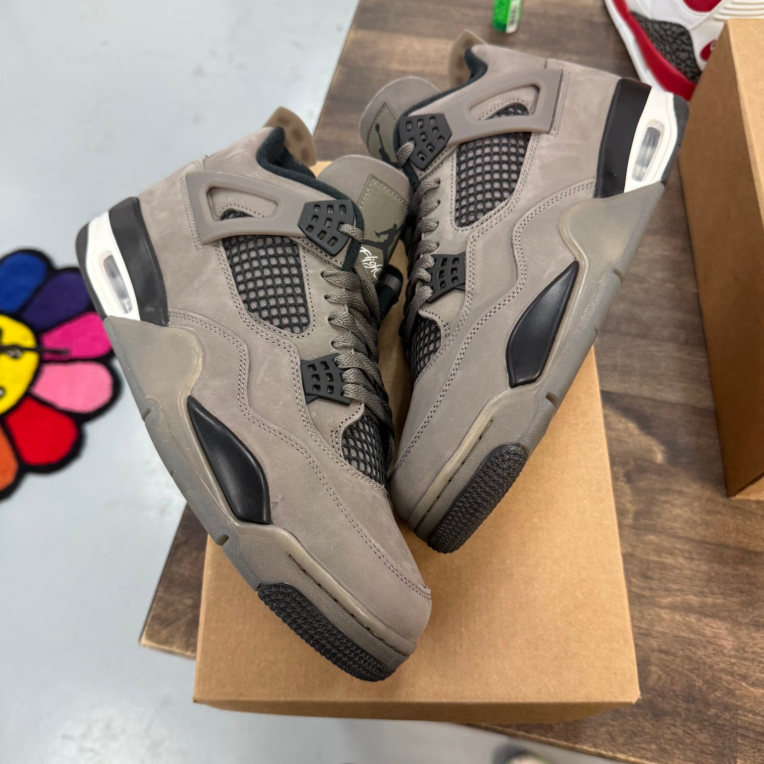 Cave Stone Jordan 4 Retro (USED, No Box)