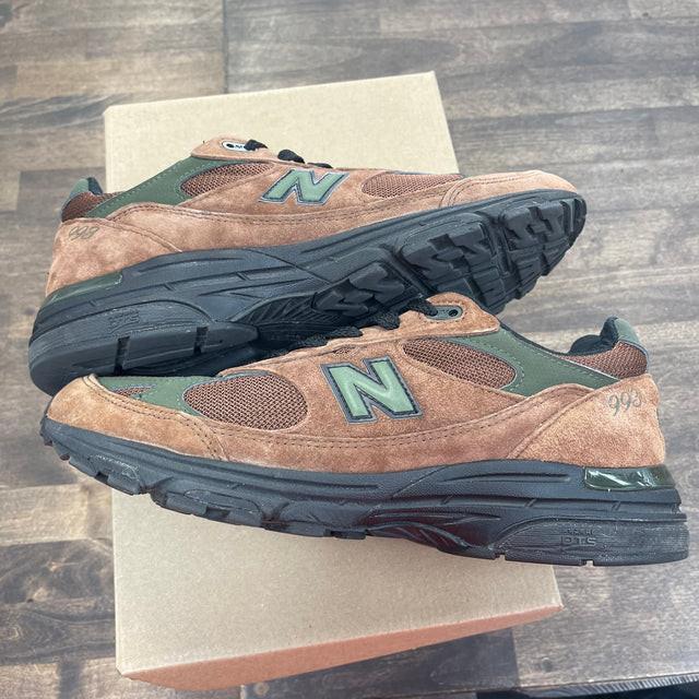 Aime Leon Brown Green Beef & Broccoli New Balance 993 (USED, No Box)