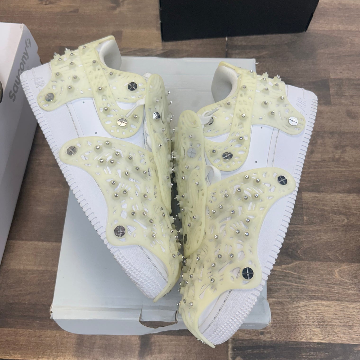 Swarovski Retroreflection Crystals White Air Force 1 Low (W) (USED,Replacement Box)