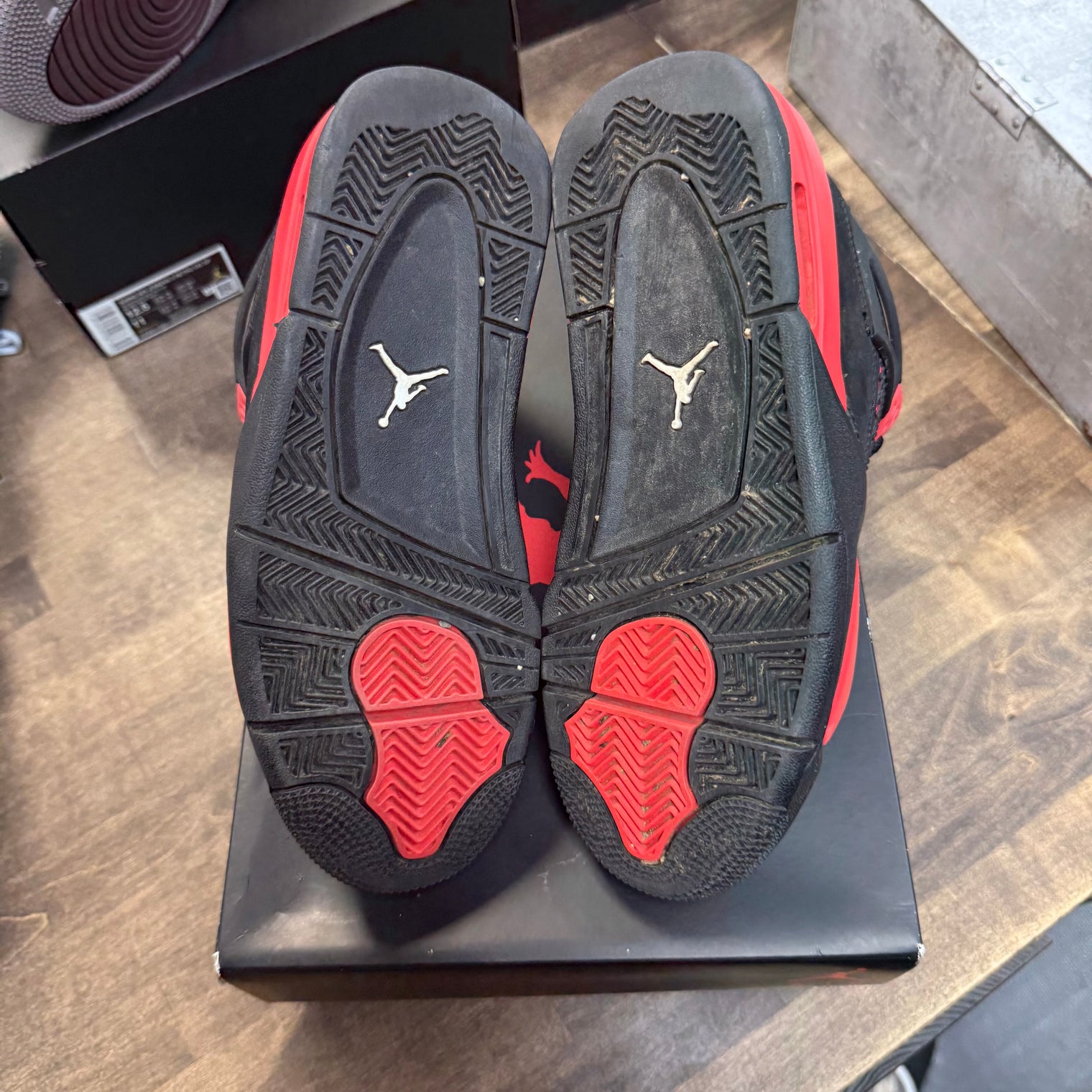 Red Thunder Jordan 4 Retro (GS) (USED)