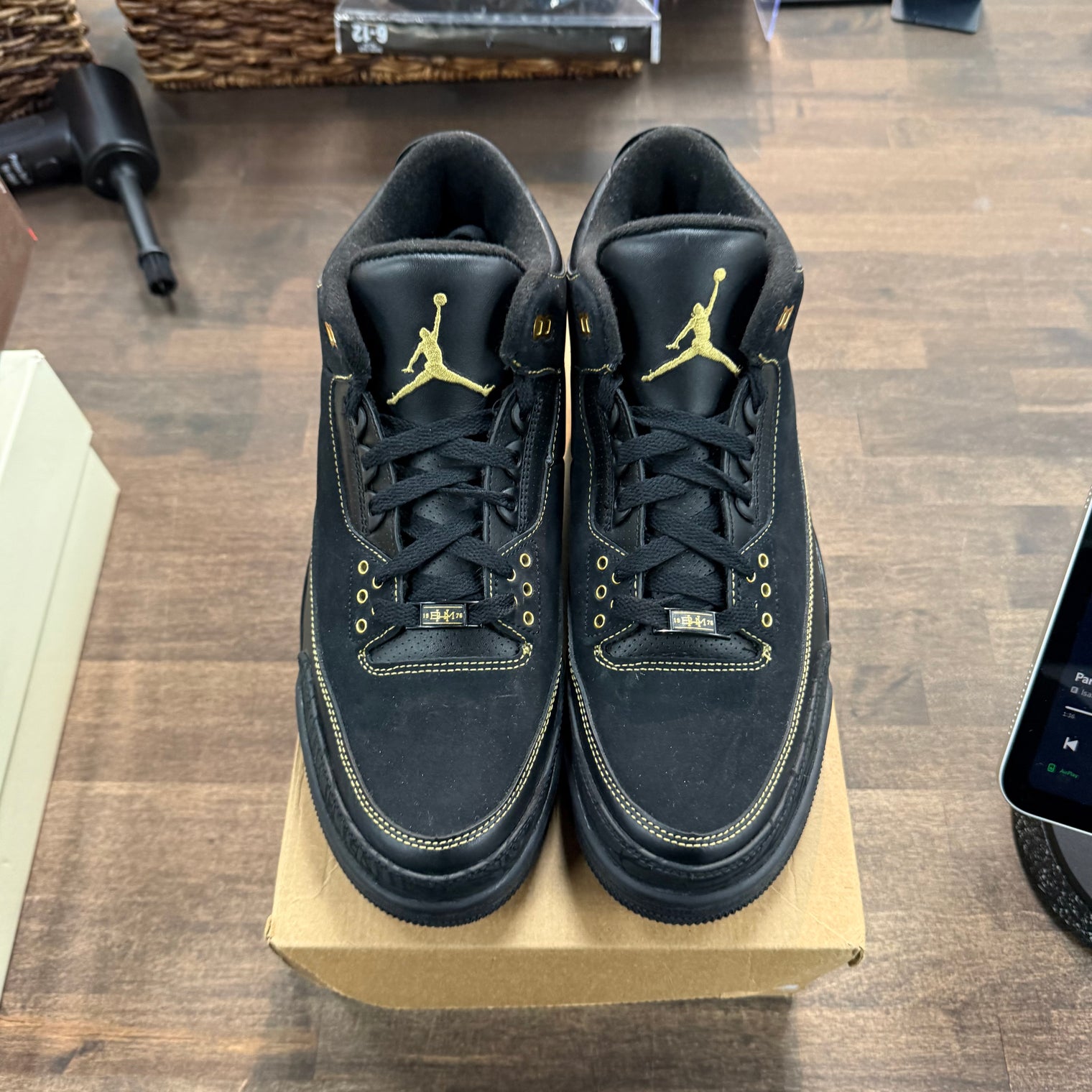 Jordan 3 Retro Black History Month (US 11.5) (Lightly Worn, No Box)