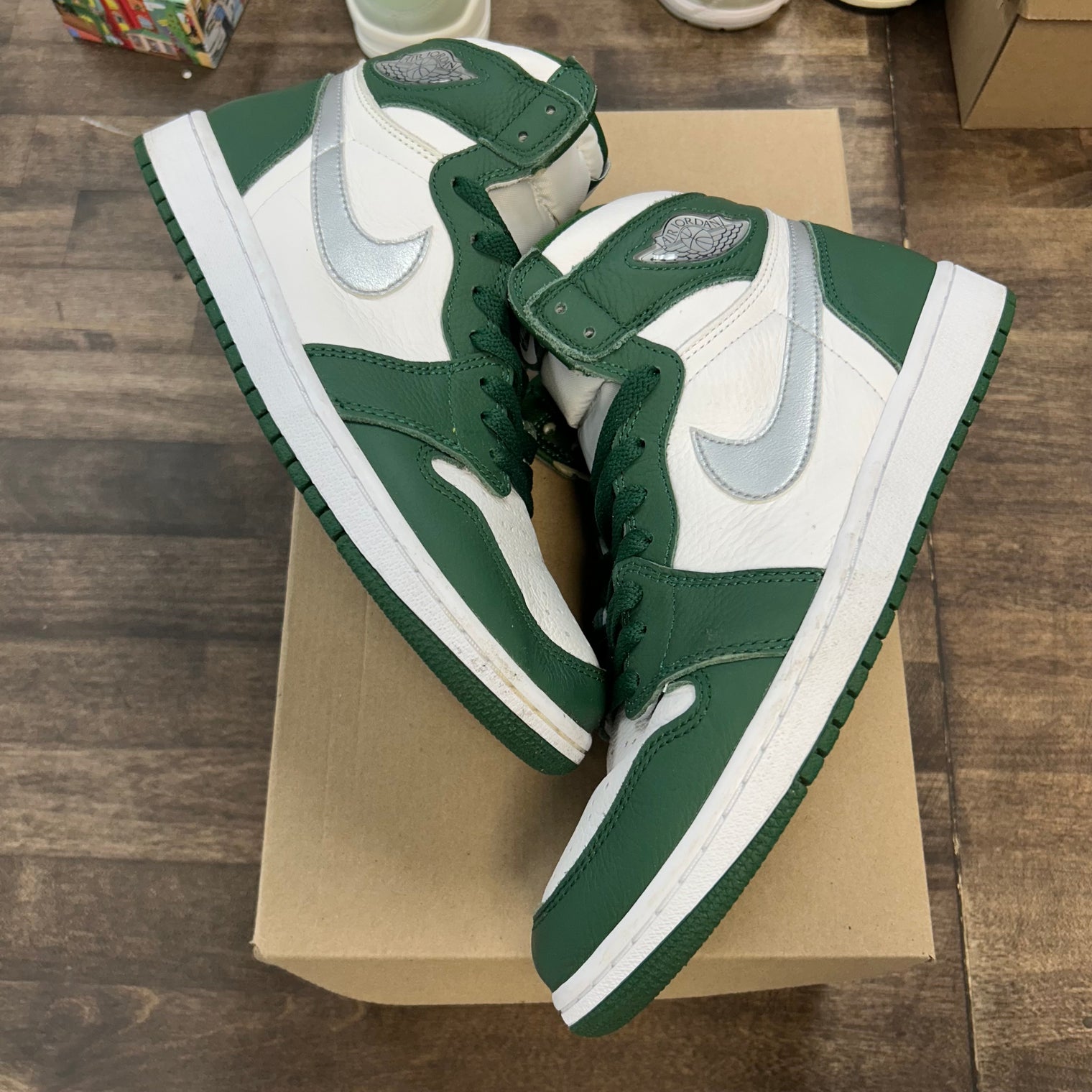 Gorge Green Jordan 1 High (Used, No Box)