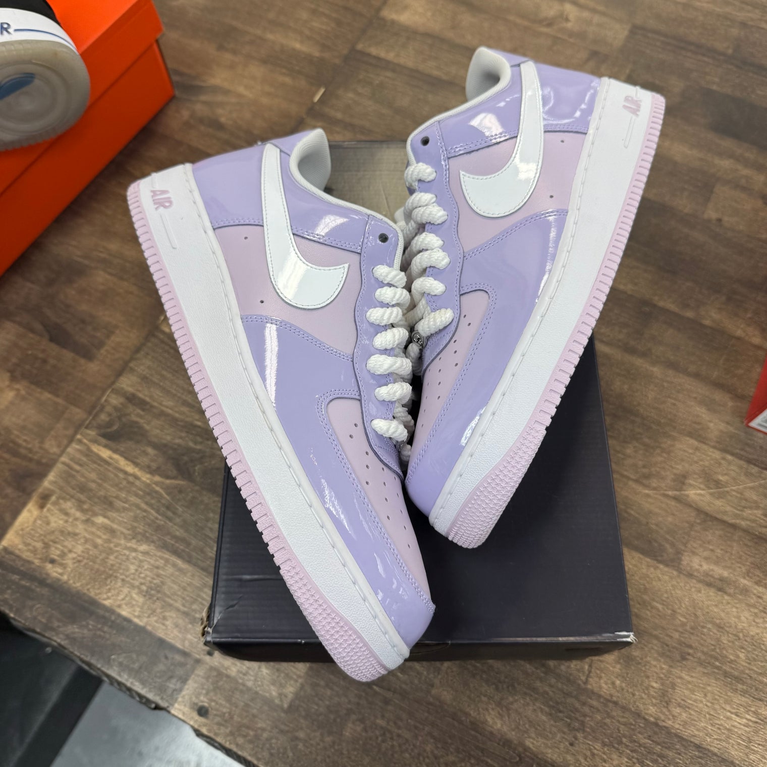 Hydrangeas Patent Air Force 1 Low (USED)