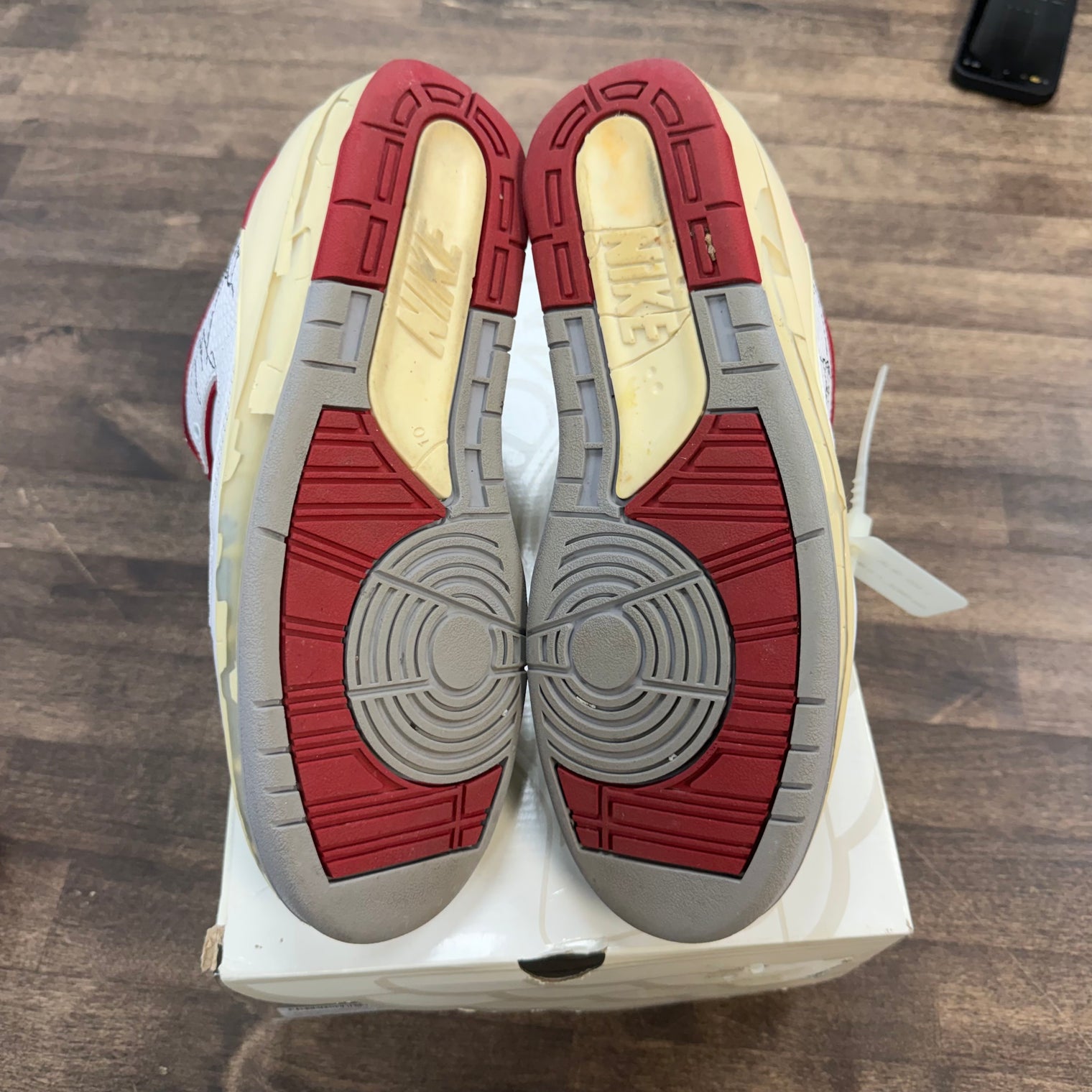 White Red Off-White Jordan 2 Low SP (USED)