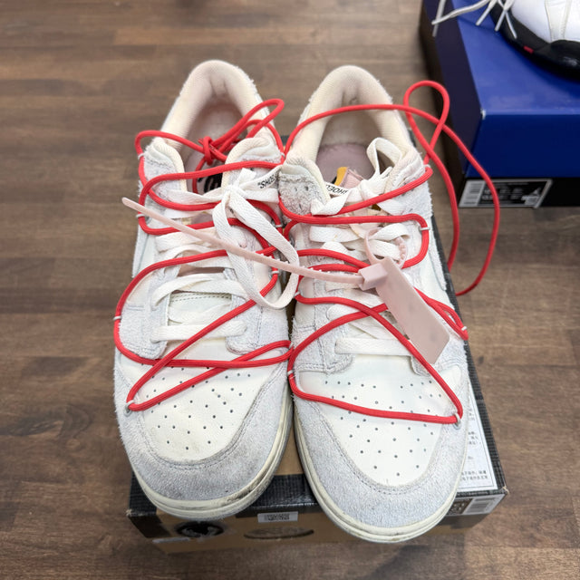 Lot 33 of 50 Off-White Dunk Low (USED, No Lid)