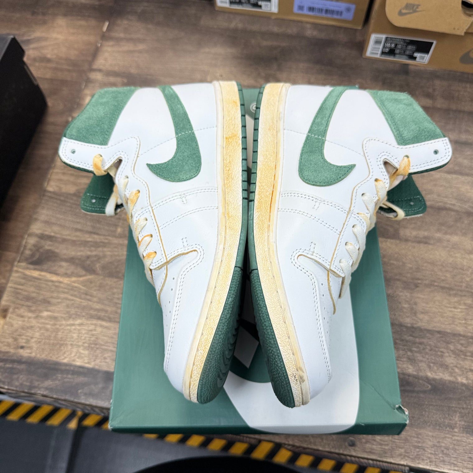 A Ma Maniere Green Stone Nike Air Ship PE SP (USED)