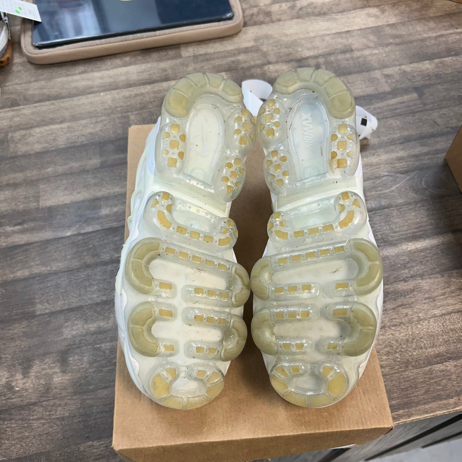 Nike Air VaporMax Plus White (USED, No Box)