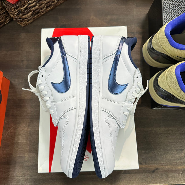 Metallic Blue Jordan 1 Retro Low 85 (USED)