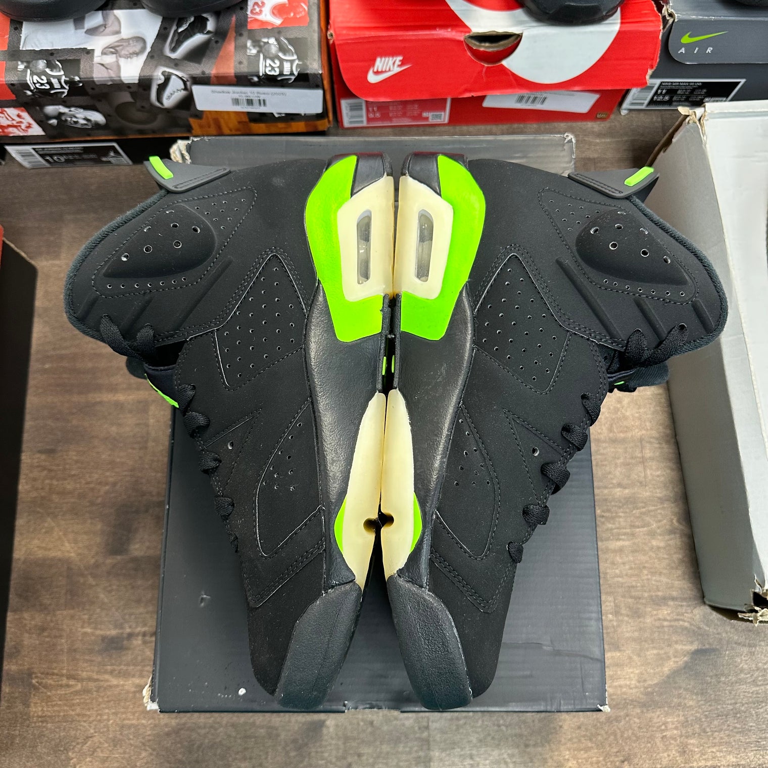 Electric Green Jordan 6 Retro (USED)