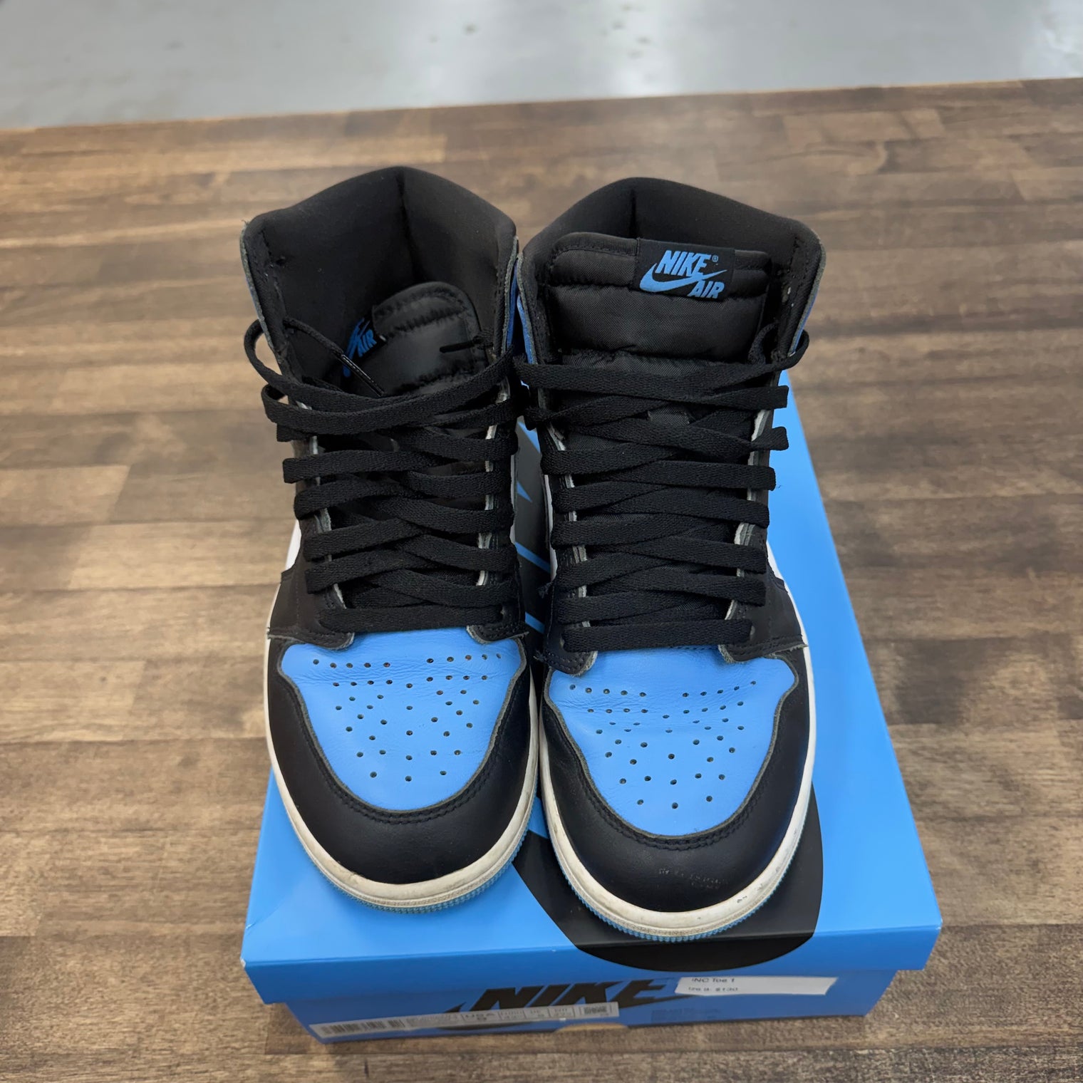 UNC Toe Jordan 1 High (USED)