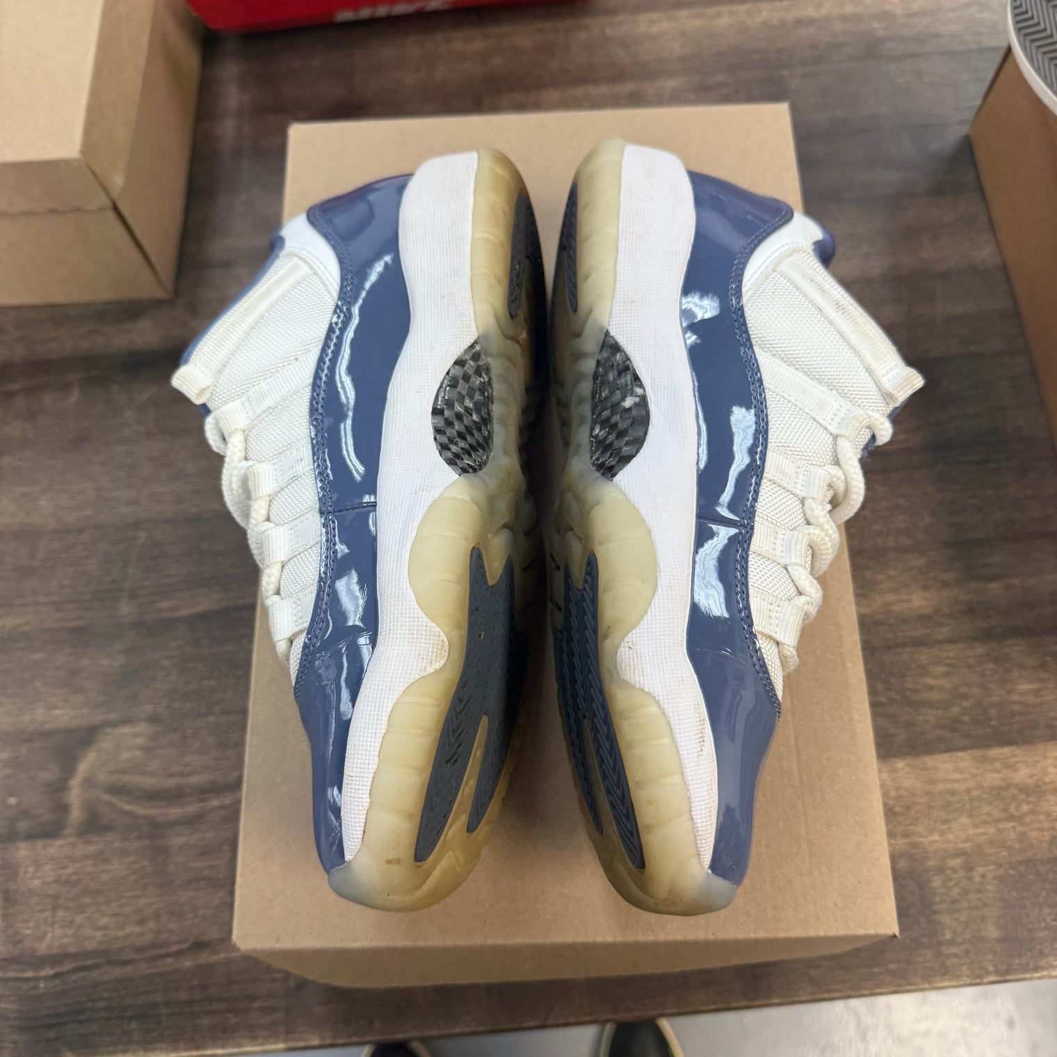 Diffused Blue Jordan 11 Retro (GS) (USED,No Box)