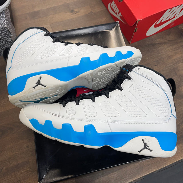 Powder Blue Jordan 9 (USED)