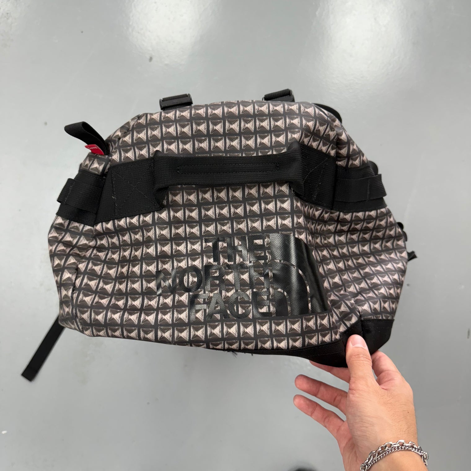 Supreme The North Face Studded Small Base Camp Duffle Bag (USED)