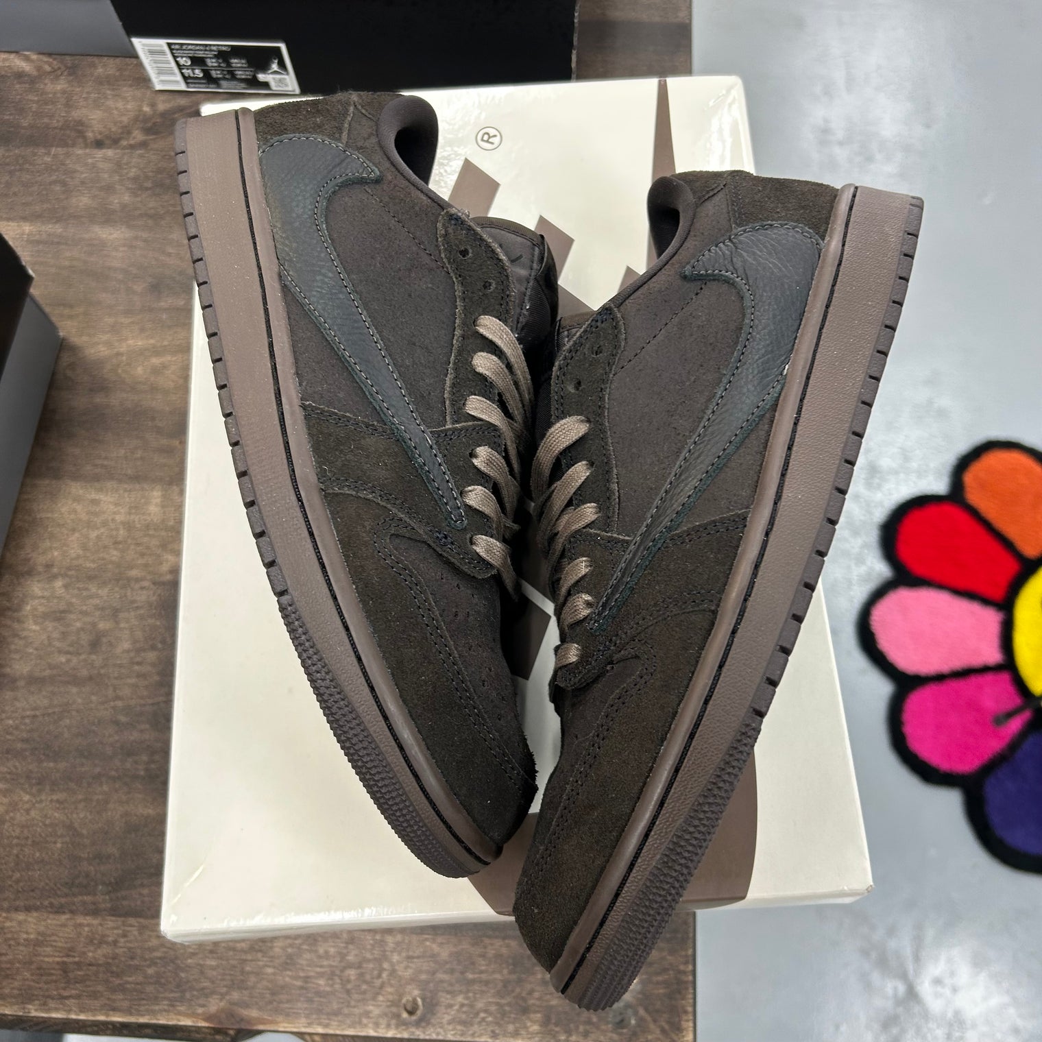 Velvet Brown Travis Scott Jordan 1 Low OG (USED)
