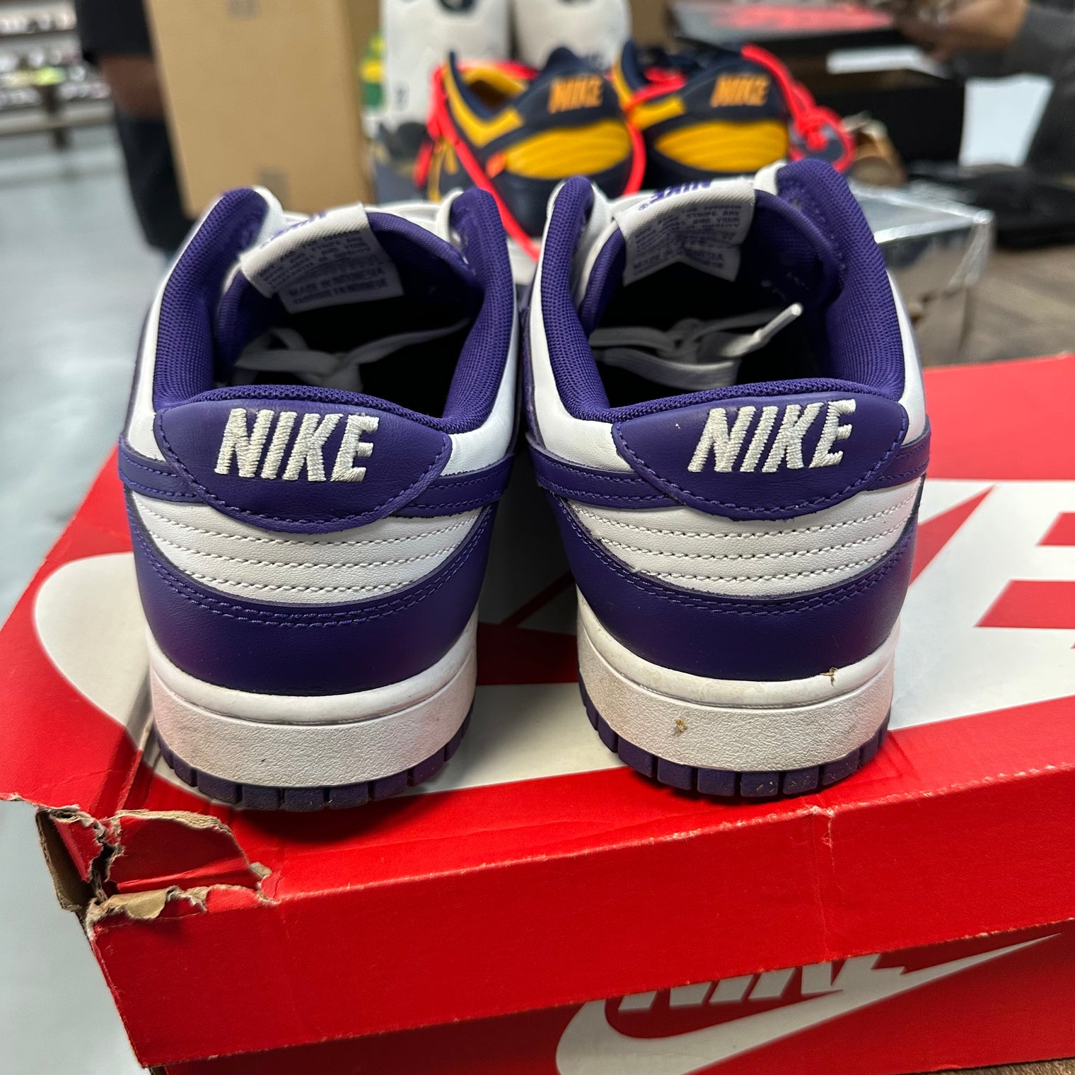 Nike Dunk Low Court Purple (USED)