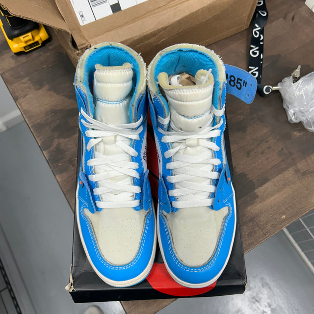 Off-White UNC University Blue Jordan 1 High (USED)