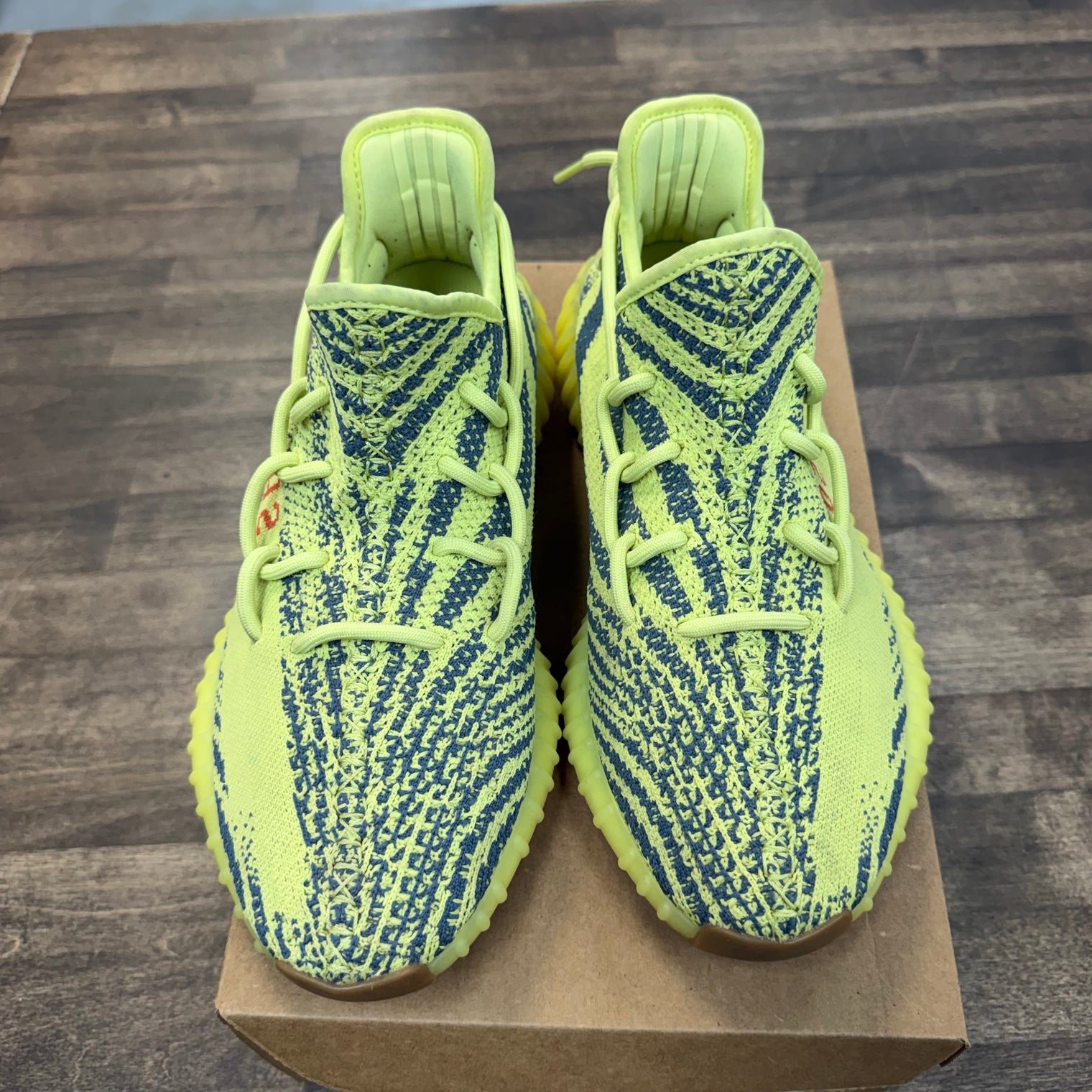 Semi Frozen Yellow adidas Yeezy Boost 350 V2 (USED, No Box)