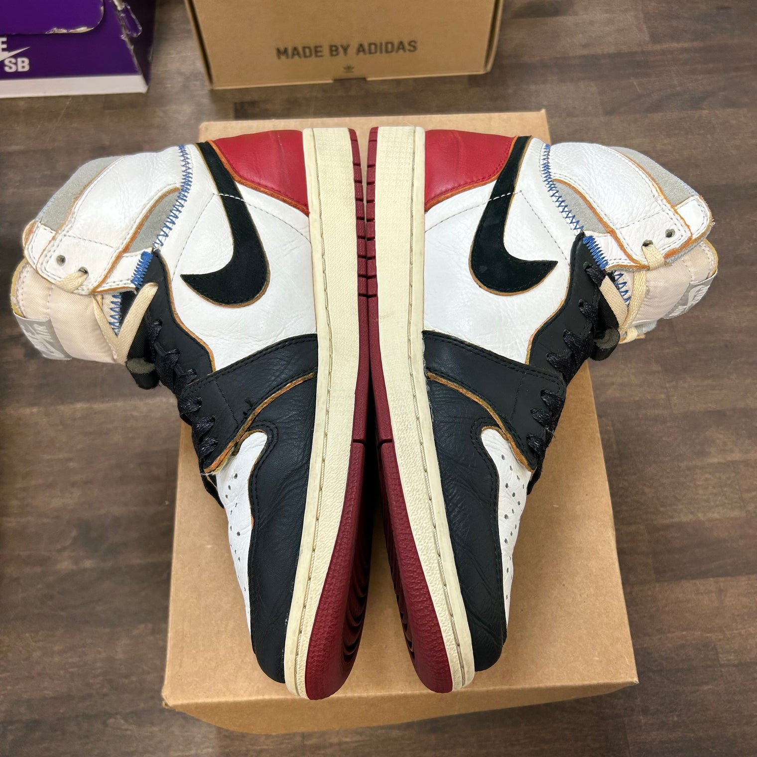 Union LA Black Toe Jordan 1 High (Used, No Box)