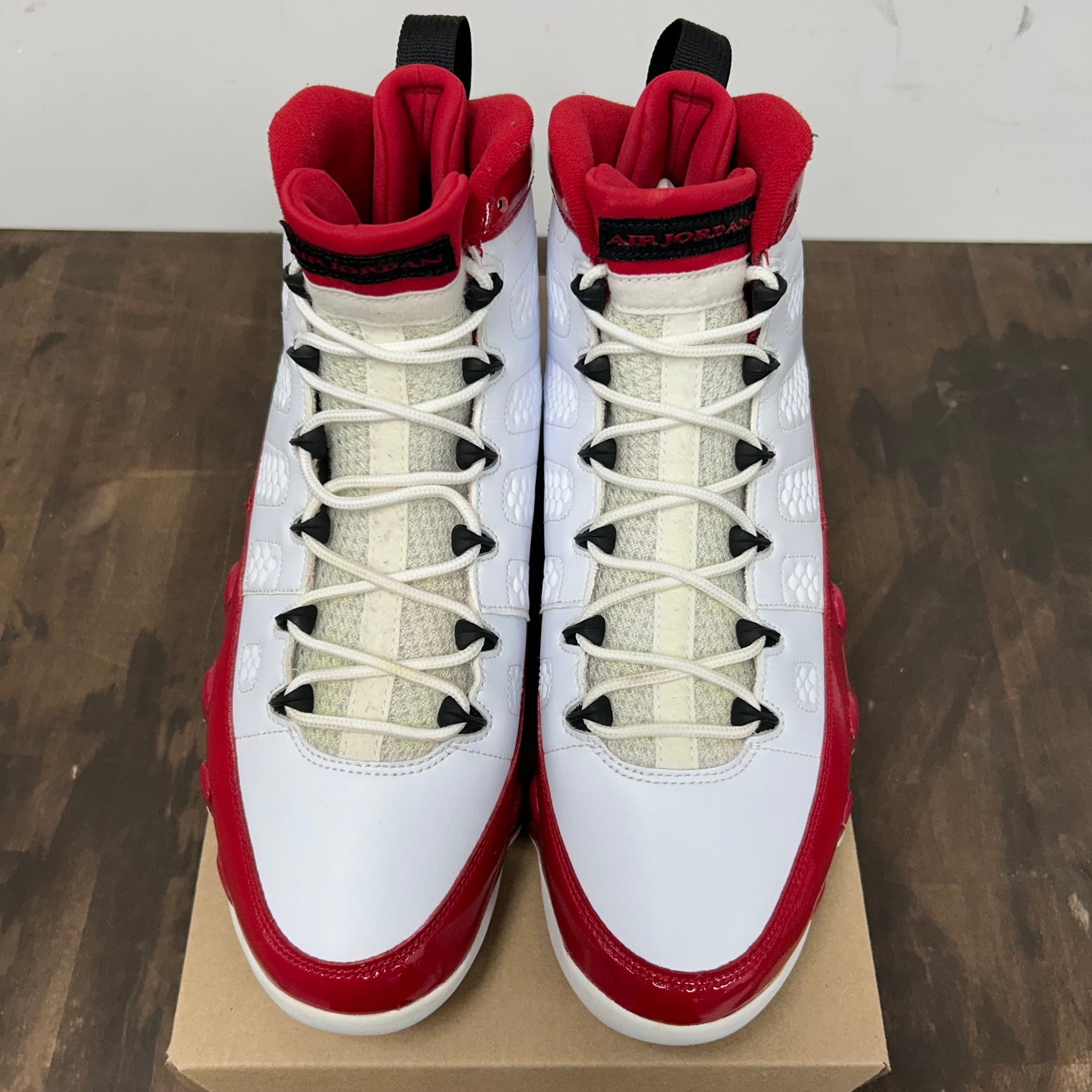 White Gym Red Jordan 9 (Used, No Box)