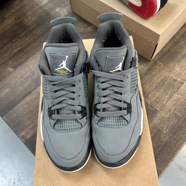 (GS) Cool Grey Jordan 4 Retro (2019) (USED, No Box)